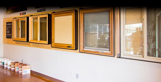 Display with a variety of windows to help decide What type of windows are best.