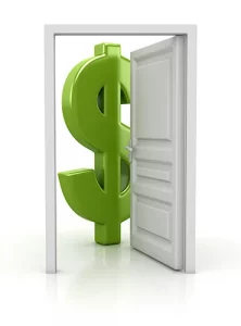 Door Cost - Door Opening to Green Dollar Sign